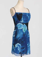 Stylish Cowl Neck Cami : Mini Dress