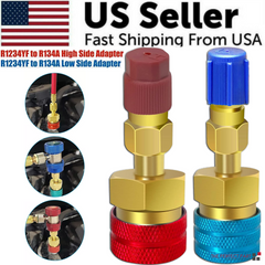 R1234YF to R134A Quick Coupler Adapter Fits Car A/C High Low Side