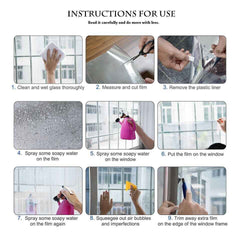 One Way Mirror Window Film Heat UV Reflective Privacy Tint Foil For