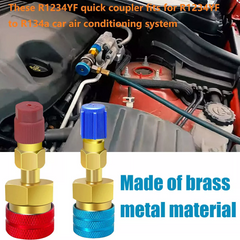 R1234YF to R134A Quick Coupler Adapter Fits Car A/C High Low Side