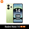 Xiaomi redmi note 14 4g nfc helium g99-ultra 6,67 ''amoled bildschirm 120 hz 108 mp ia kamera 5500 mah akku,Ladegerät nicht im Lieferumfang enthalten