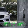 AFEEV 3,5/7 kW tragbares EV-Ladegerät Typ2 IEC62196-2 Elektroauto-Ladegerät 16 A EVSE Schnellladekabel WiFi APP Bluetooth-Steuerung Mağazam