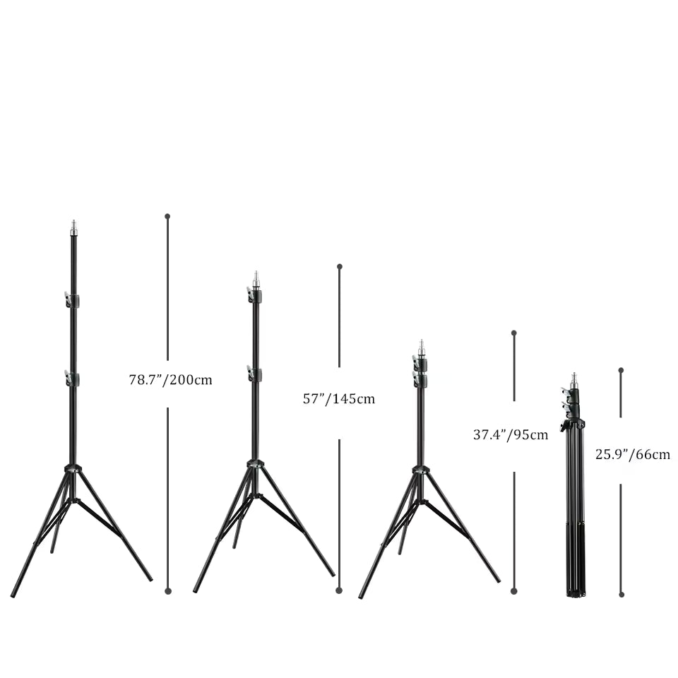 2m verstellbares Stativ für Telefon Handy Selfie Stick Lichtst änder 1/4 Schrauben kopf für Fotostudio blinkt fotografische Softbox Mağazam