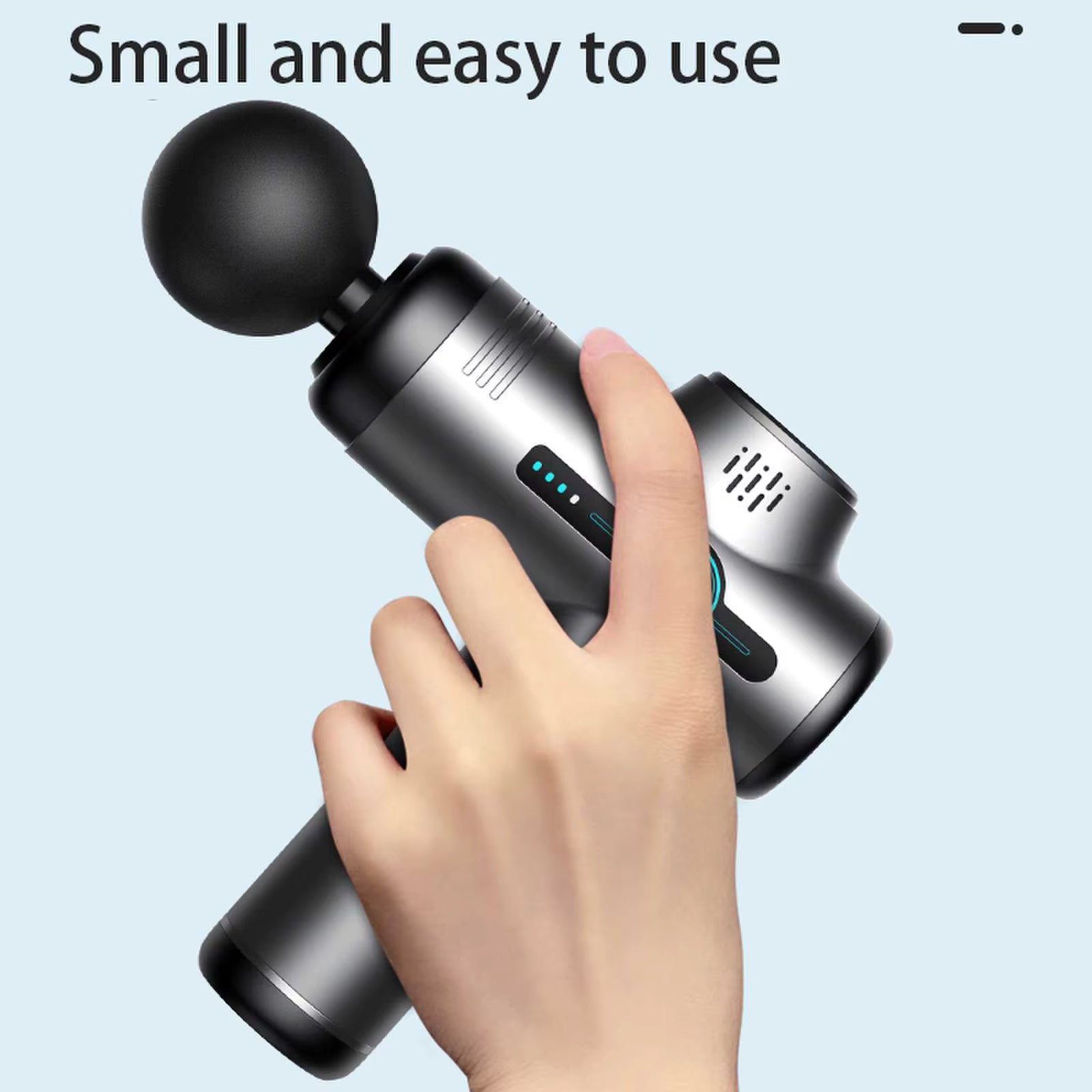 Faszienpistole für zu Hause, Muskelentspannungs-Massagegerät, Tiefengewebe-Massagepistole, einstellbare Geschwindigkeiten, 6 abnehmbare Massageköpfe Mağazam