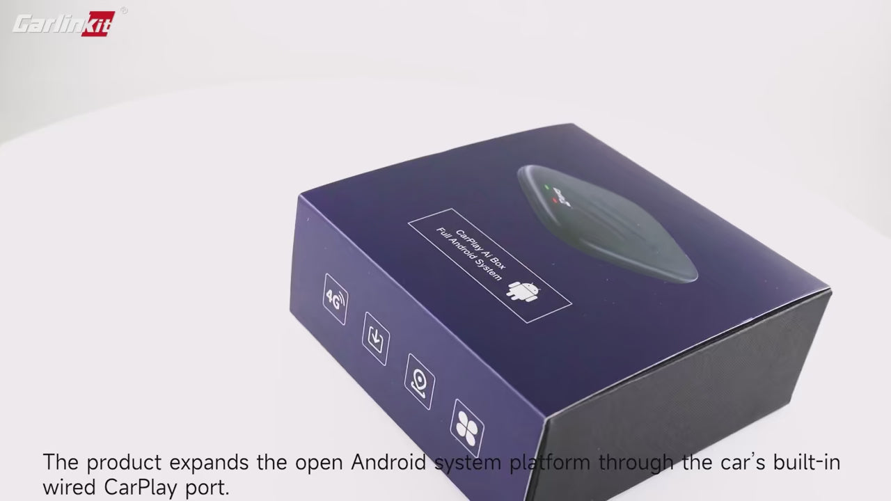 CarlinKit 8G+128G Android 13 CarPlay TV AI Box Qualcomm 8-Cores Wireless Android Auto CarPlay Video Box FOTA Upgrade für Netflix