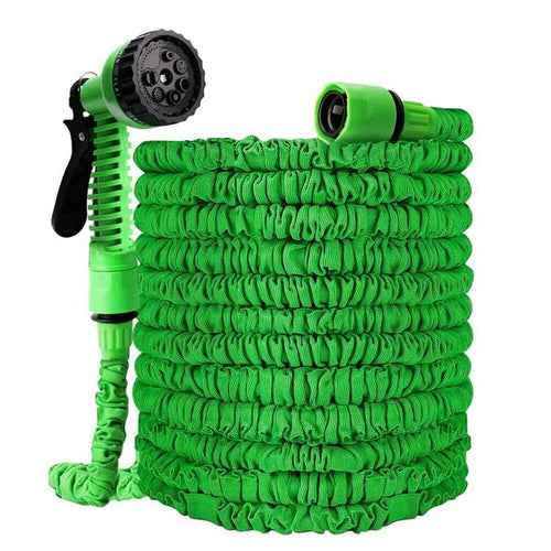 Expanding Expandable Flexible Garden Water Hose w Spray Nozzle 25, 50,