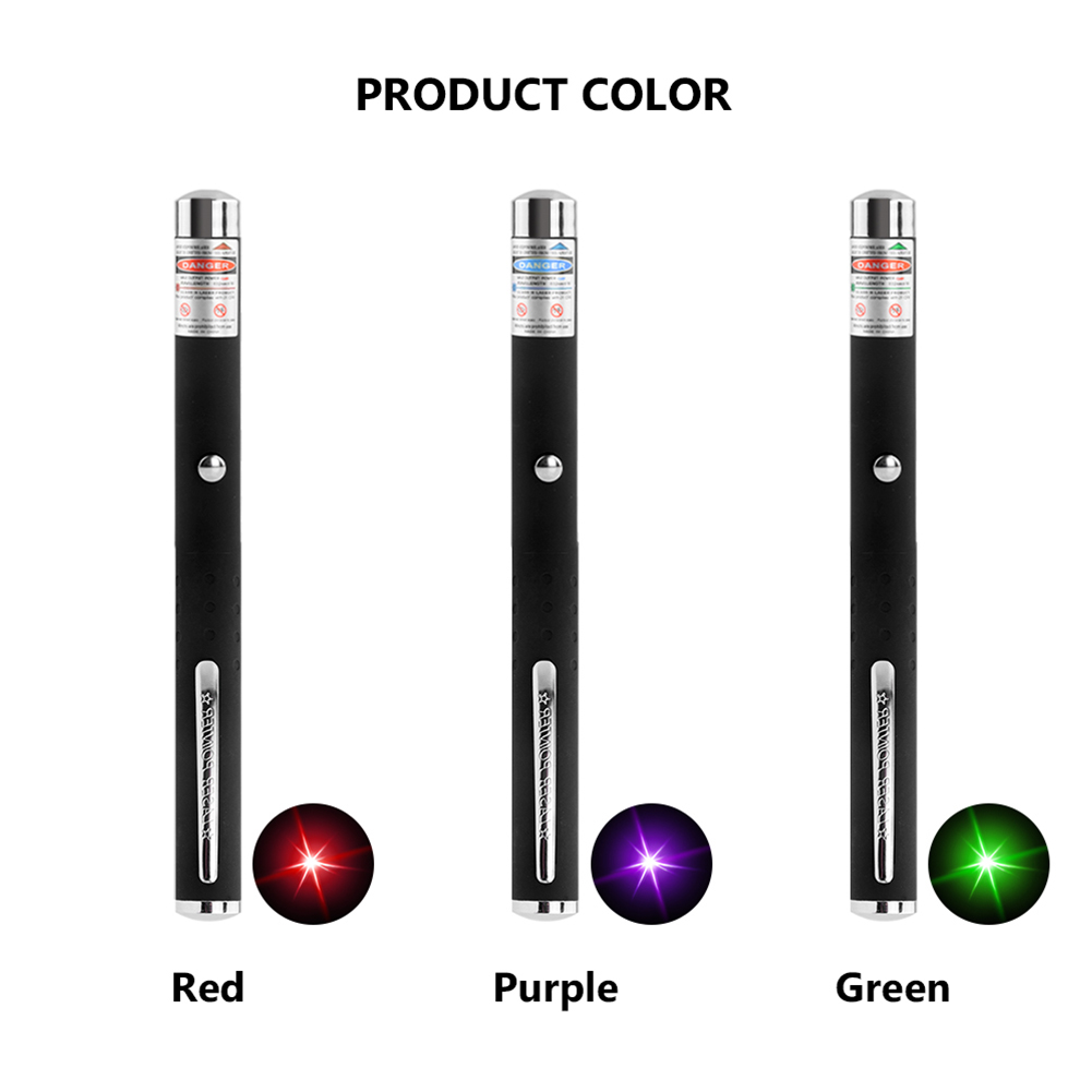 3 Packs 900Mile Laser Pointer Pen Green Blue Red Light Visible Beam - Mağazam