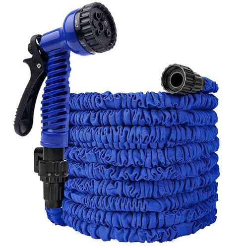 Expanding Expandable Flexible Garden Water Hose w Spray Nozzle 25, 50,