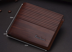 Men's Bifold Leather Credit ID Card Holder Wallet Billfold Purse