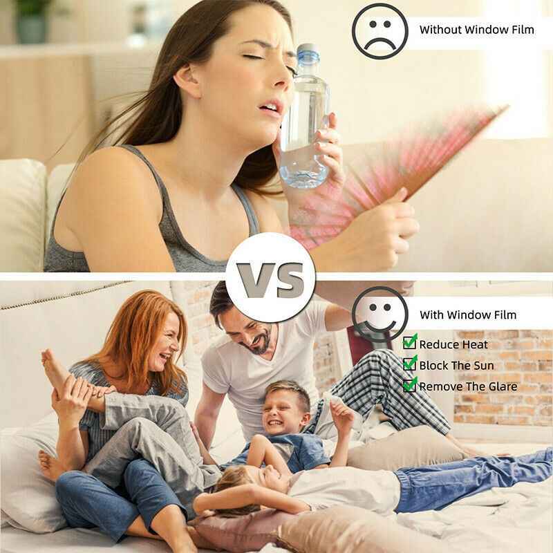 One Way Mirror Window Film Heat UV Reflective Privacy Tint Foil For