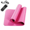 Yoga Mat Pilates Fitness Mat NBR Non Slip Yoga Cushion Travel Fitness Exercise Pad for Women Home Gym Floor Workout Gym Exercise Mağazam
