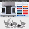 Kono Kabinentasche 40x20x25 cm für Ryanair Untersitz Handgepäck Rucksack, Kabinengröße 20L, Schwarz, Minimalistisch Mağazam