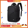 Kono Kabinentasche 40x20x25 cm für Ryanair Untersitz Handgepäck Rucksack, Kabinengröße 20L, Schwarz, Minimalistisch Mağazam