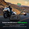 EJEAS V6 PRO+ Motorradhelm-Gegensprechanlage, Bluetooth-Headset, unterstützt EUC, CVC, Rauschunterdrückung, wasserdicht, IP67, Standby-Zeit 260 Stunden