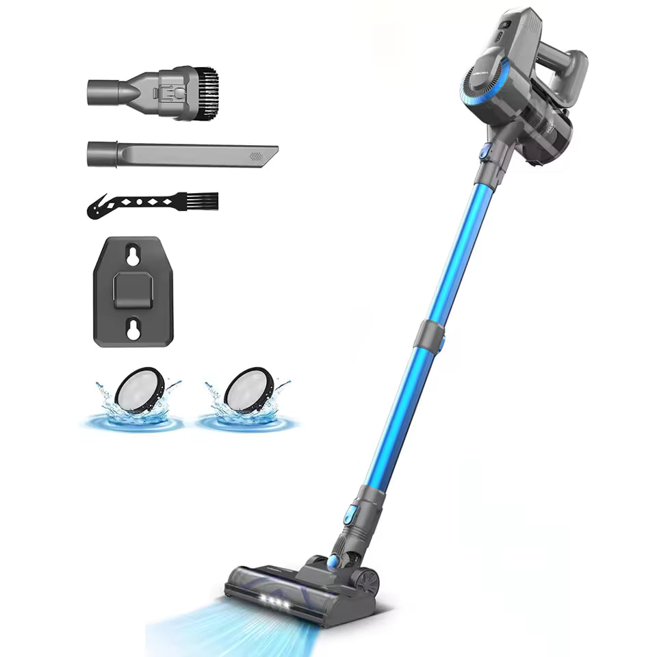 YISORA N300 Akku-Staubsauger, 20 kPa, ultraleichter Stabstaubsauger für Teppiche, Hartböden, Auto, Tierhaare Mağazam