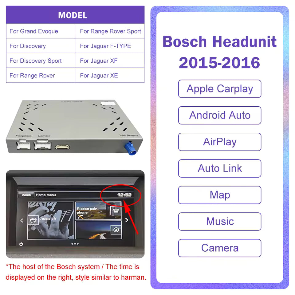 Android Auto Drahtlose Carplay Für Land Rover/Jaguar/Range Rover/Evoque/Discovery 2012-2018 multimedia Navigation Auto Player Mağazam