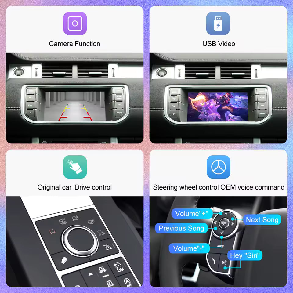 Android Auto Drahtlose Carplay Für Land Rover/Jaguar/Range Rover/Evoque/Discovery 2012-2018 multimedia Navigation Auto Player Mağazam
