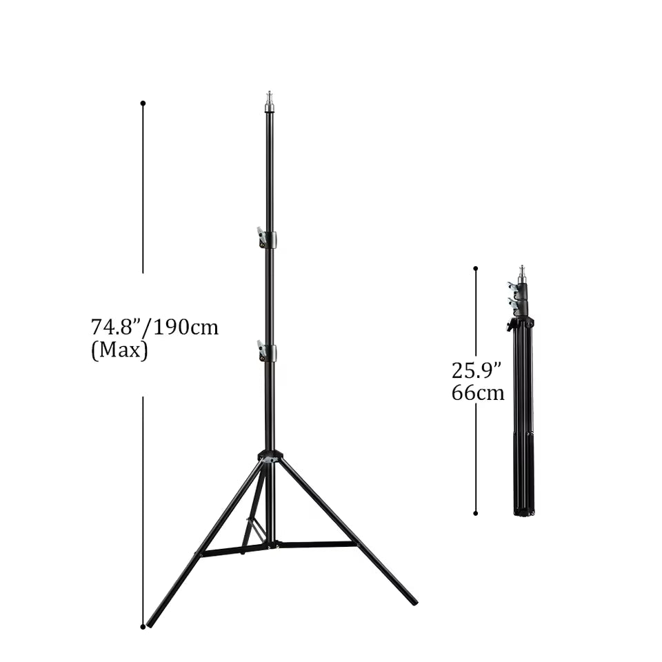 2m verstellbares Stativ für Telefon Handy Selfie Stick Lichtst änder 1/4 Schrauben kopf für Fotostudio blinkt fotografische Softbox Mağazam