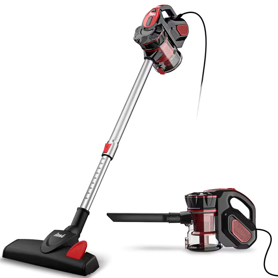 Staubsauger mit Kabel, INSE I5, 18 kPa, leistungsstarker Saugmotor, 600 W, Handstaubsauger für Zuhause, Tierhaare, harter Boden 