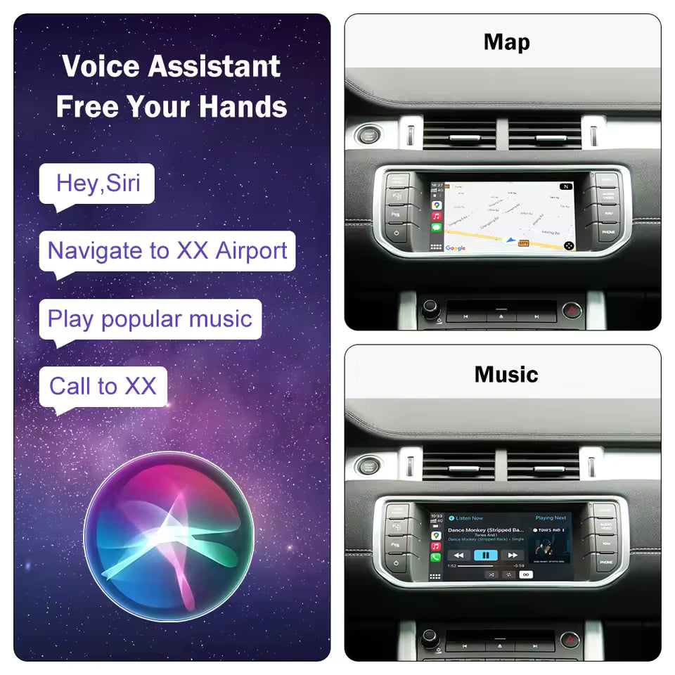 Android Auto Drahtlose Carplay Für Land Rover/Jaguar/Range Rover/Evoque/Discovery 2012-2018 multimedia Navigation Auto Player Mağazam