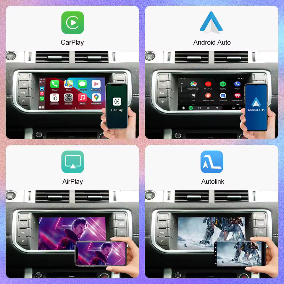 Android Auto Drahtlose Carplay Für Land Rover/Jaguar/Range Rover/Evoque/Discovery 2012-2018 multimedia Navigation Auto Player Mağazam