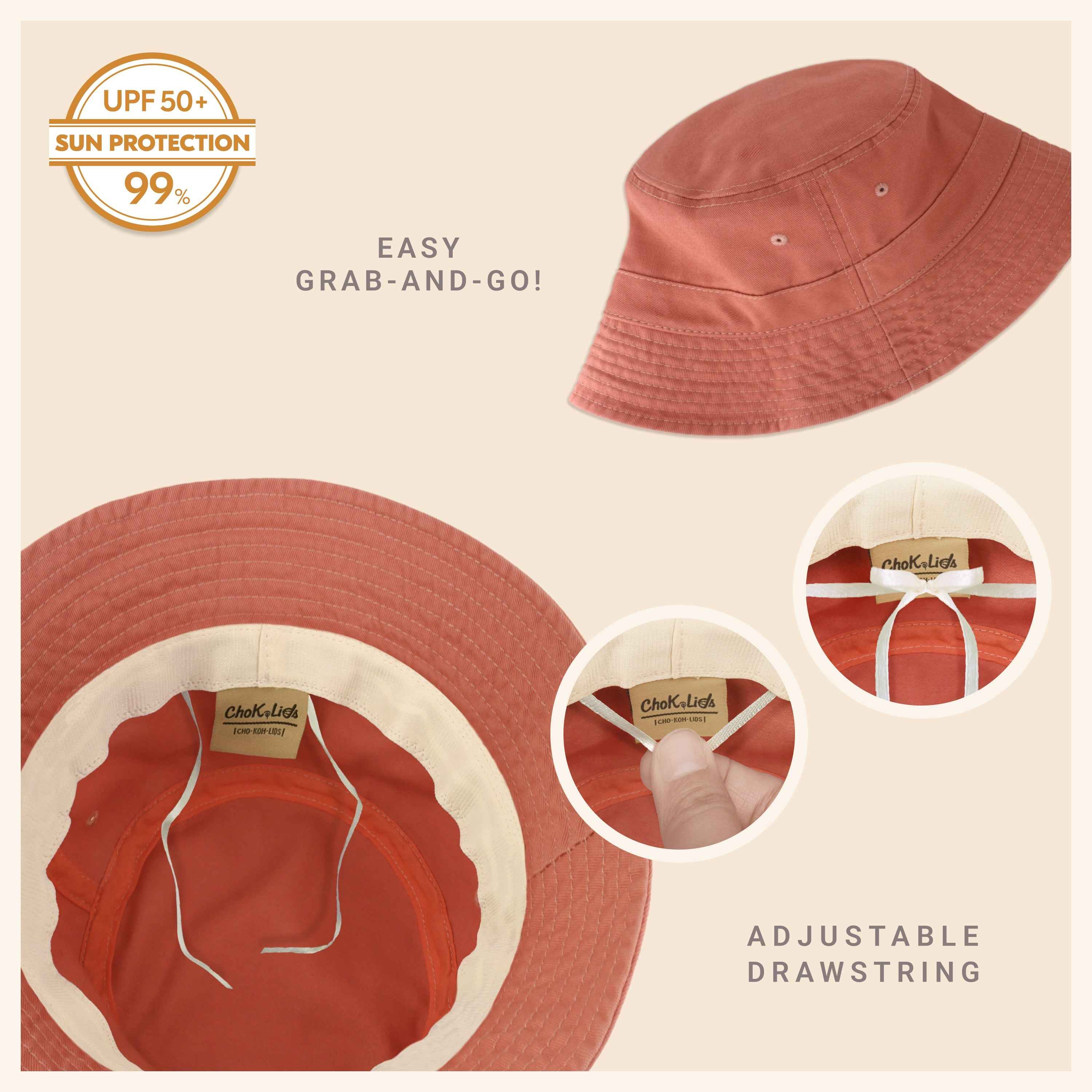 Classic Washed Cotton Bucket Hat