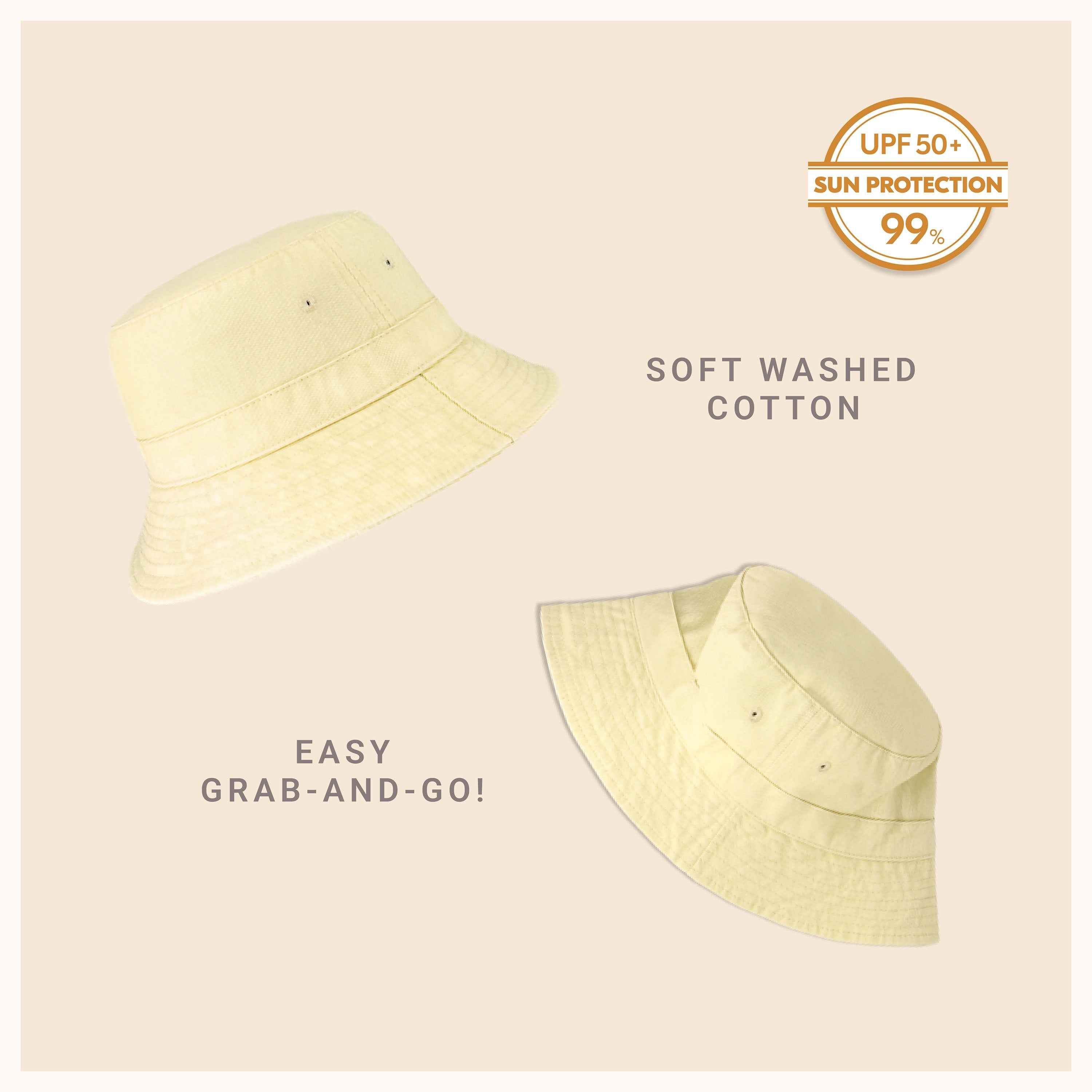 Classic Washed Cotton Bucket Hat