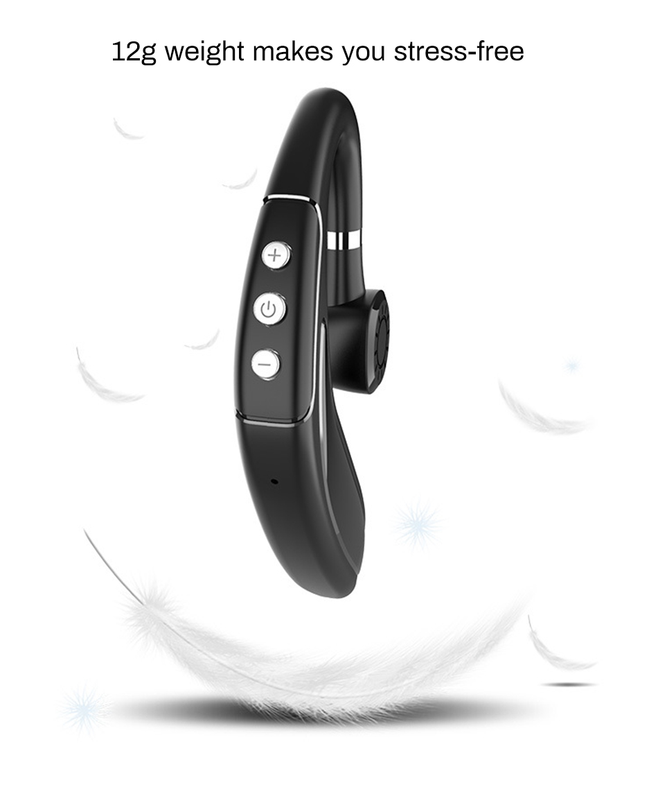 Long Standby Handsfree Wireless Bluetooth 5.0 Headset - Mağazam
