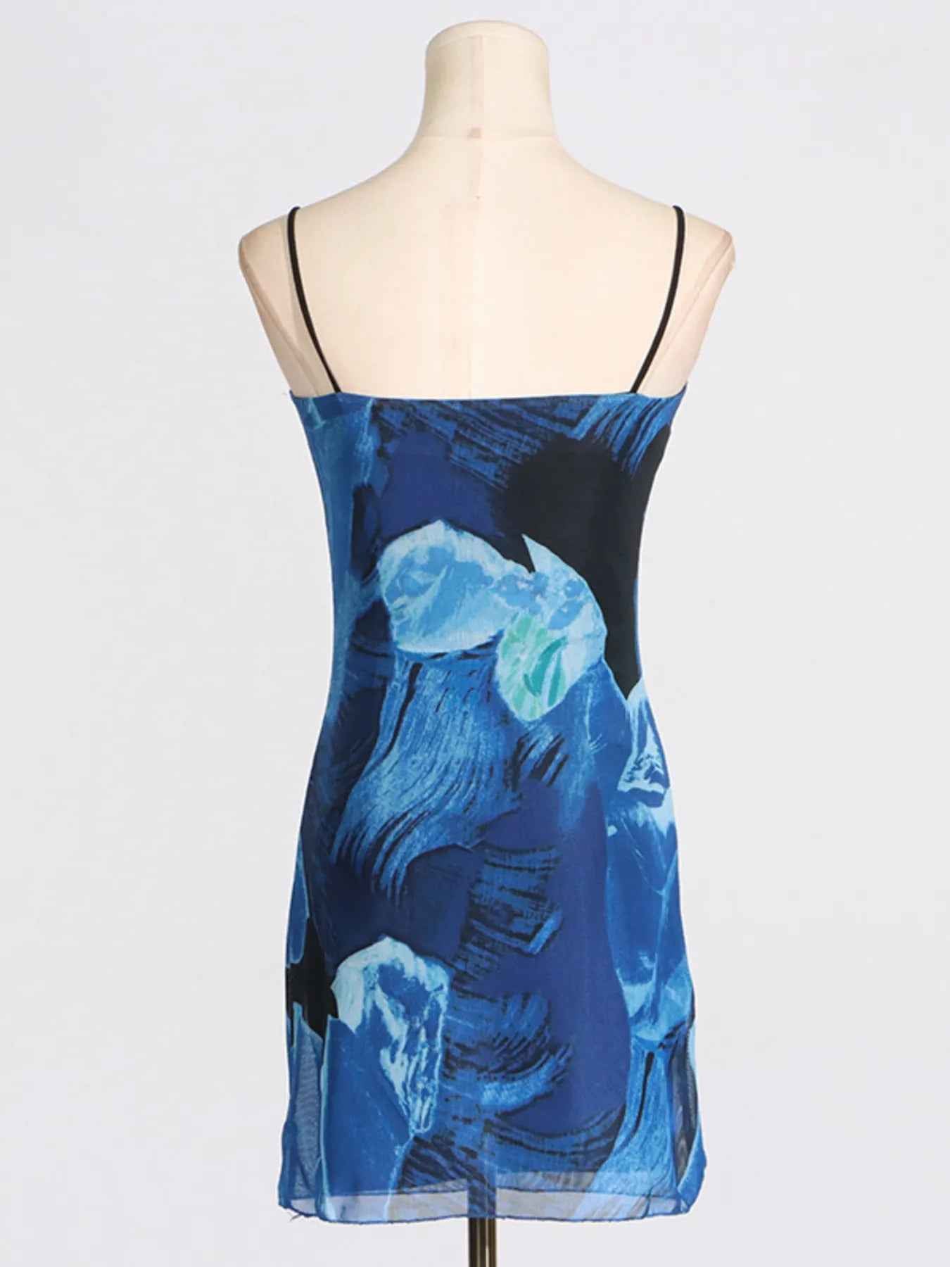 Stylish Cowl Neck Cami : Mini Dress