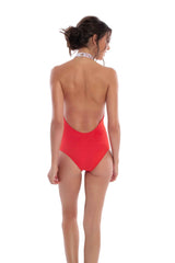 REVEL REY PLUMAGE ONE PIECE IN CHILI